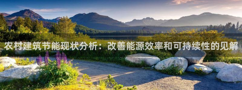 e尊国际-可可计划：农村建筑节能现状分析：改善能源效率和可持续性的见解