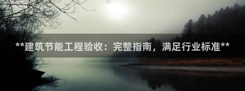 谁知道e尊国际的网址：**建筑节能工程验收：完整指南，满足行业标准**