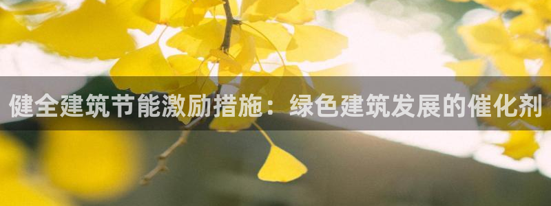 e尊国际-e尊国际官网：健全建筑节能激励措施：绿色建筑发展的催化剂