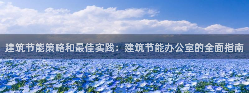 E尊国际网站：建筑节能策略和最佳实践：建筑节能办公室的全面指南